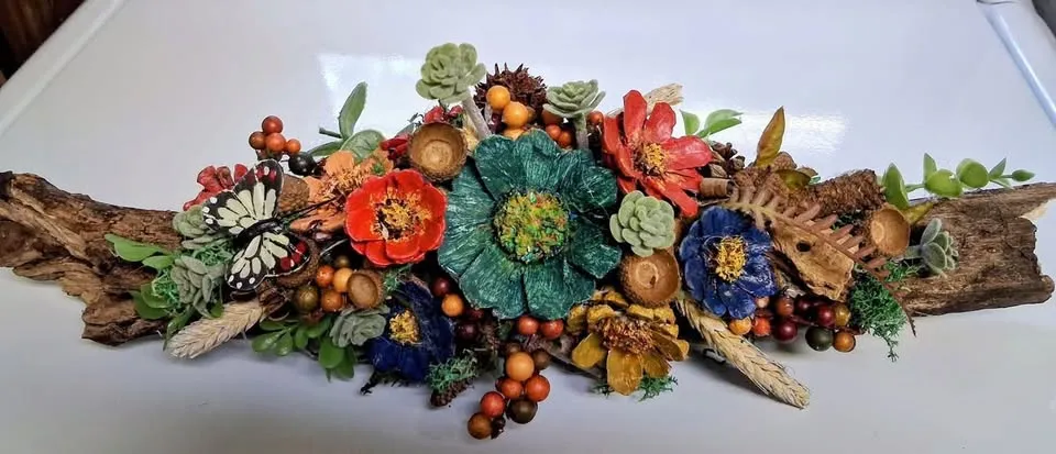 Wooden Floral Centerpiece Workshop with Beth Holcomb