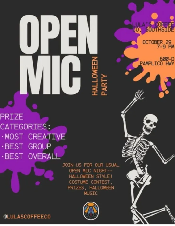 Open Mic Halloween Party
