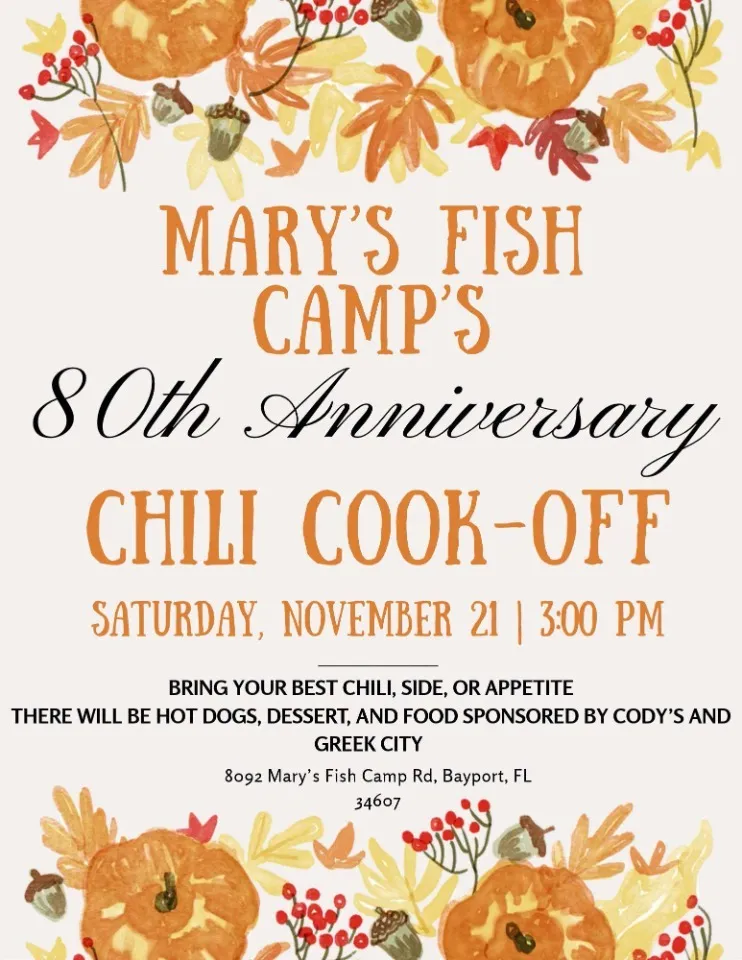 80th Anniversary Chili Cook-Off