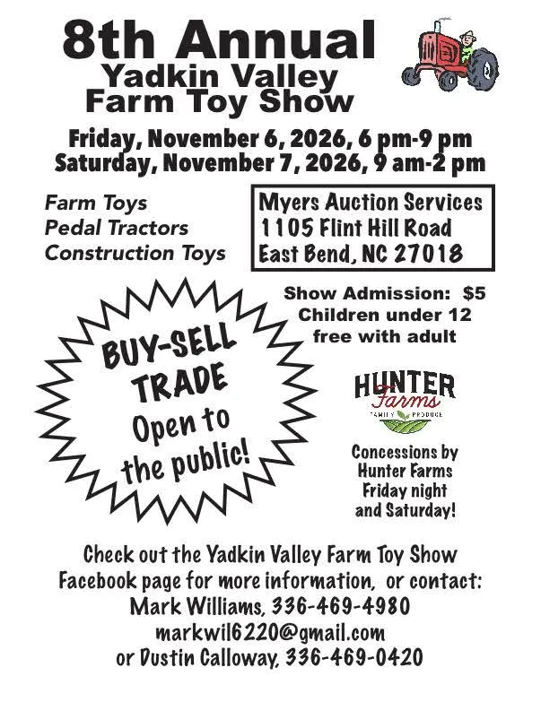 8th Annual Yadkin Valley Farm Toy Show