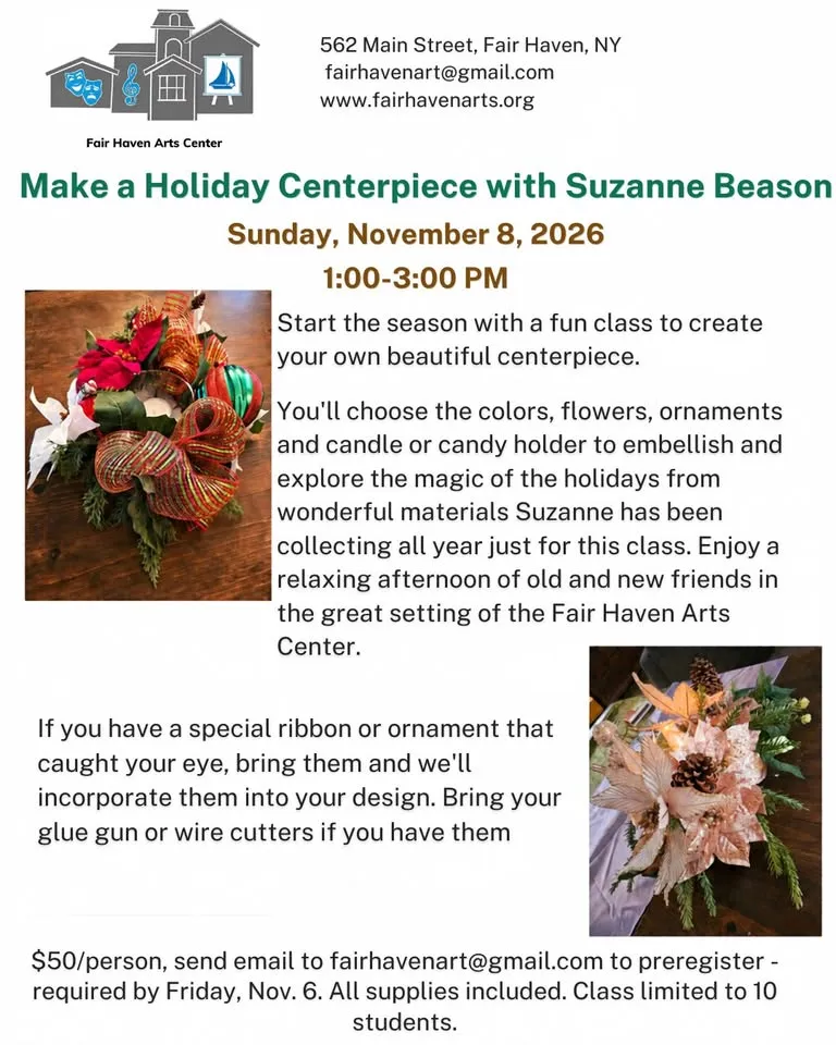 Make a Holiday Centerpiece with Suzanne Beason