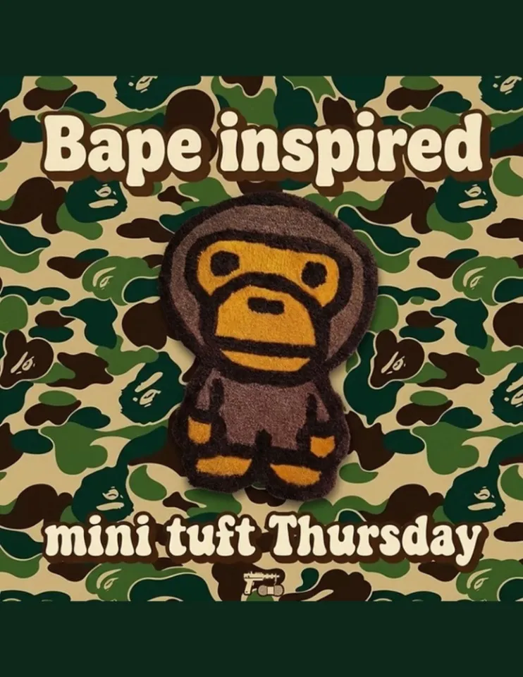 Adult/Teen Art Class - MINI Tuft Days - Bape Inspired