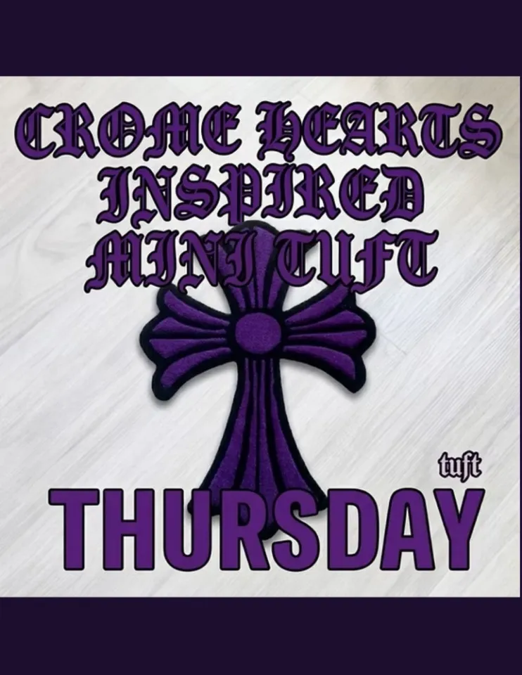 Adult/Teen Art Class - MINI Tuft Days - Crome Hearts Inspired