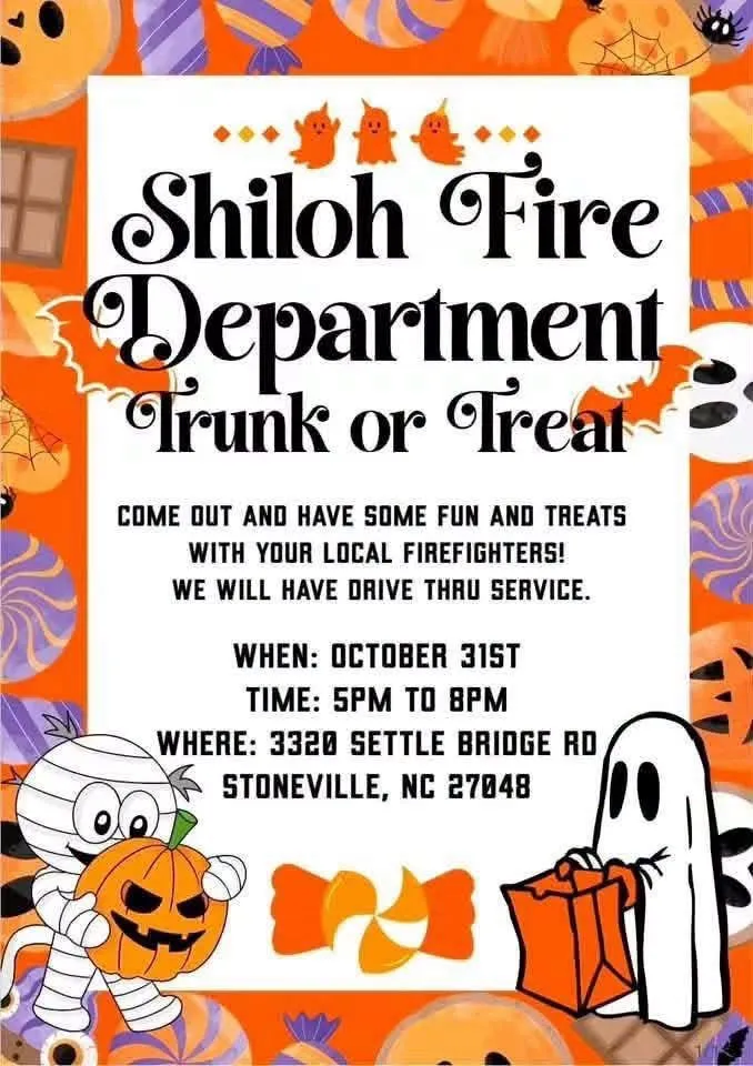 Shiloh Fire Department Trunk or Treat