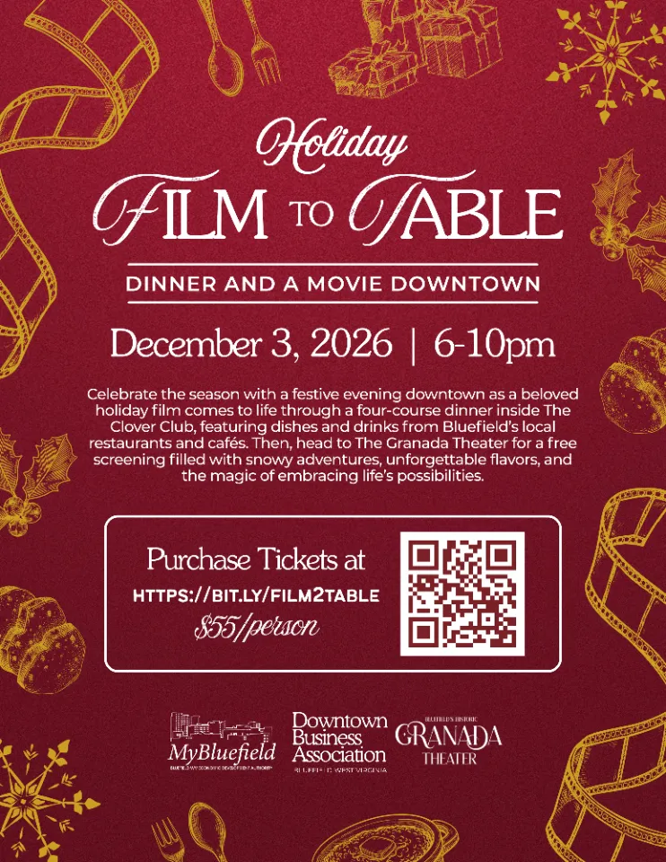 Holiday Film to Table | Bluefield, WV