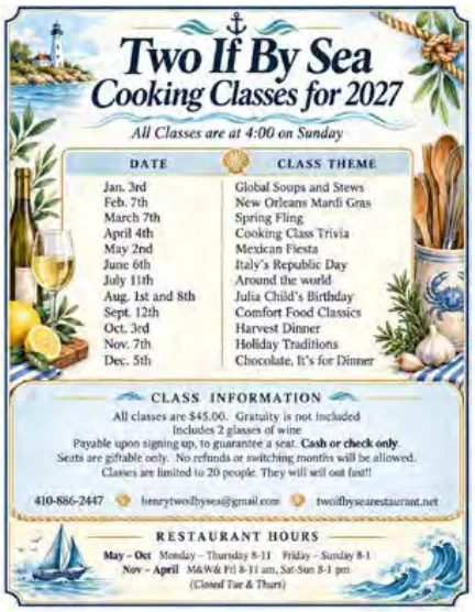 Cooking Classes
