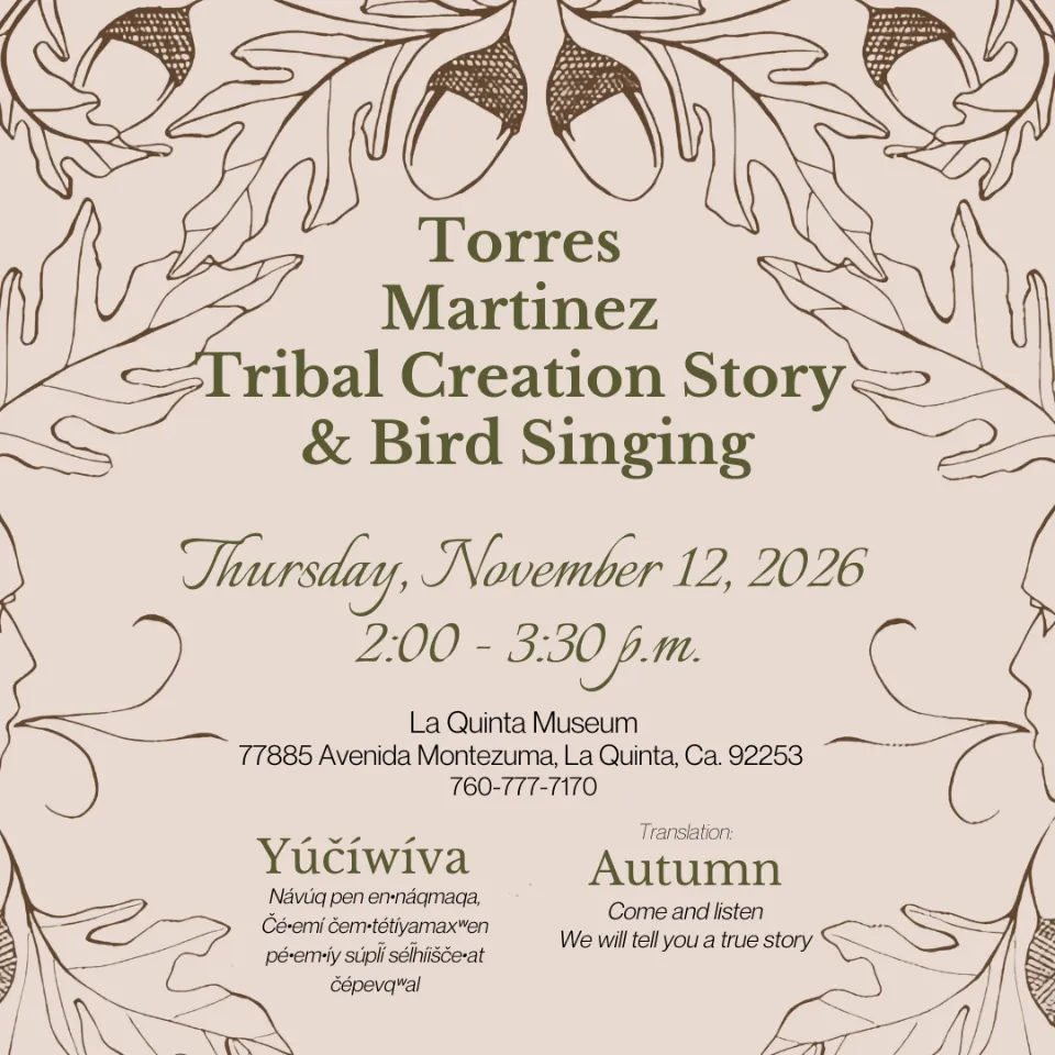 Torres Martinez Creation Story
