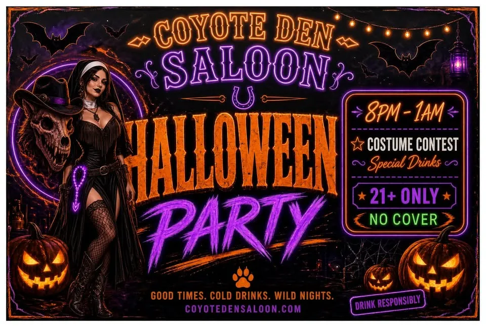 Halloween Night at the Den!