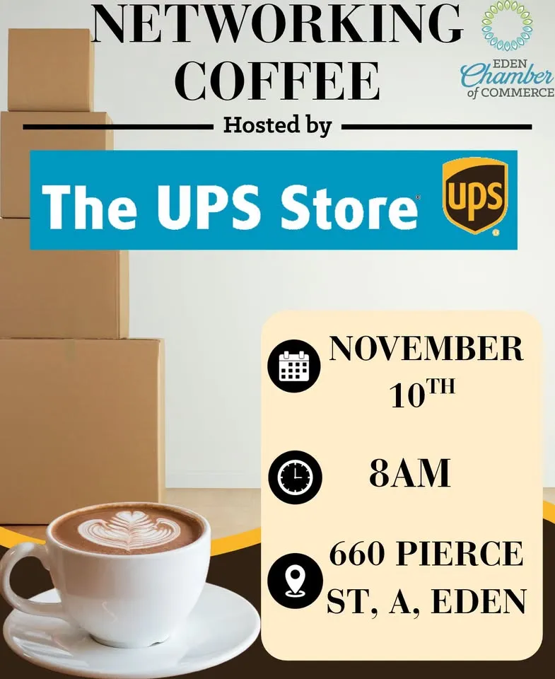 Nov Networking Coffee with The UPS Store!