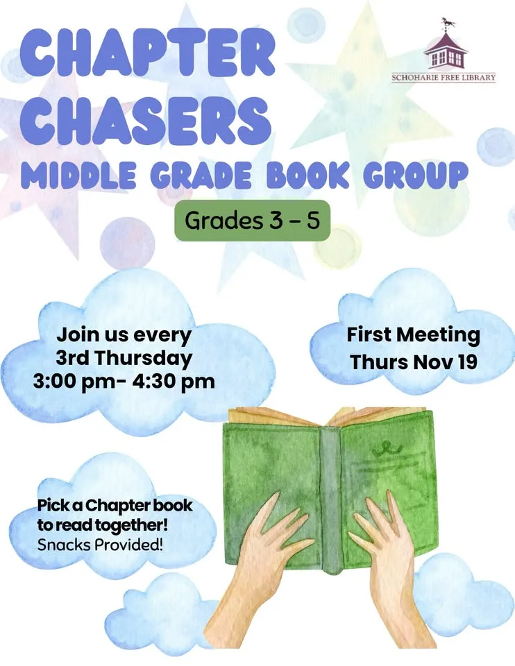Chapter Chasers - Middle Grade Book Group